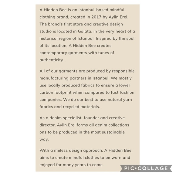 The Hidden Bee Puff Sleeve Cotton Tan Maxi Open Trench Coat Size M - Picture 2 of 13